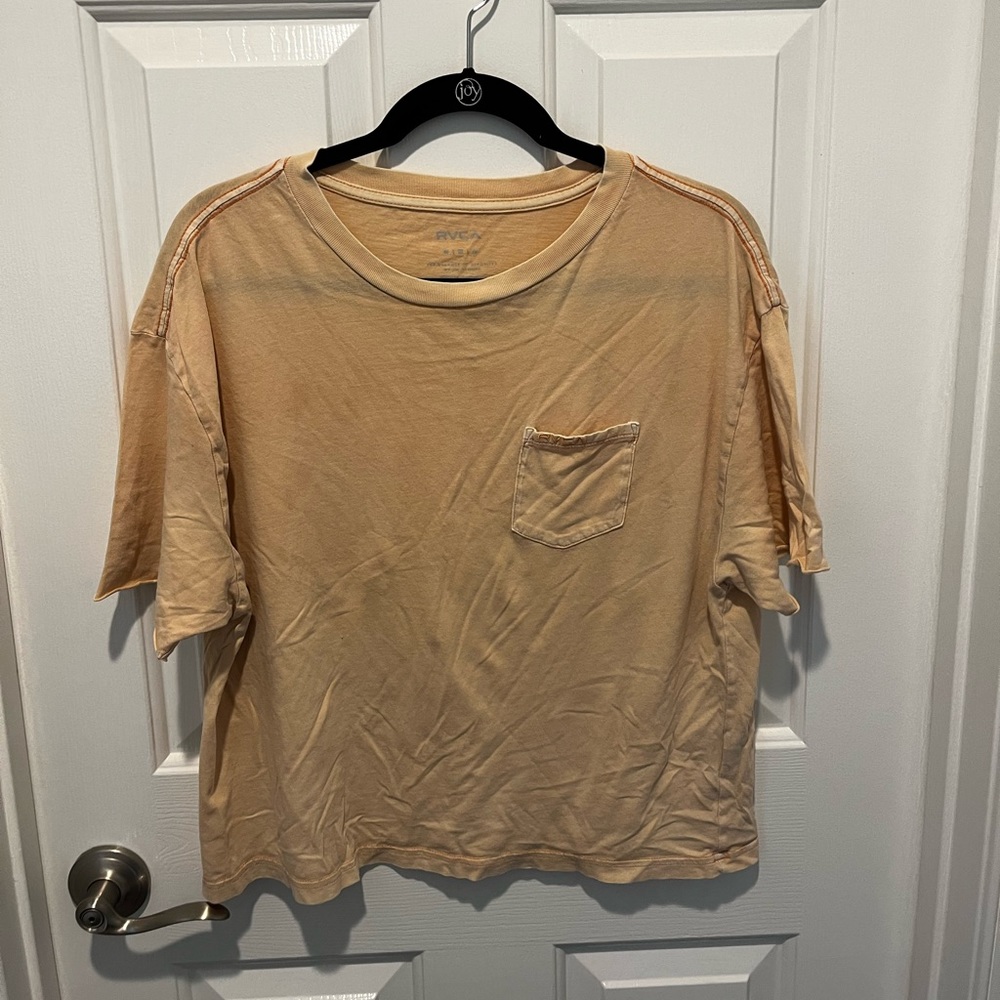 RVCA Crop Pocket Tee Size M